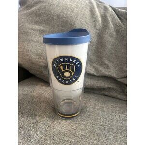Tervis Tumbler Milwaukee Brewers 24 Oz Cup Blue Lid